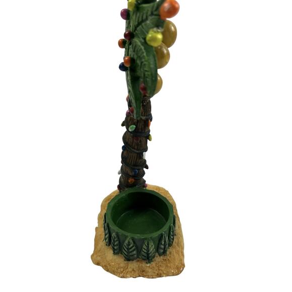 2 Scott's Palm Tree Tealight Holder Resort Collectible of Distinction Gift Deco - Picture 6 of 15